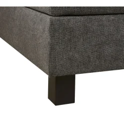 Bed Bilbao Donkergrijs - 160x200 cm