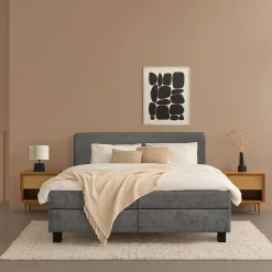 Bed Bilbao Grijs - 180x200 cm