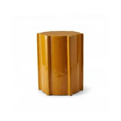 Bijzettafel Avion Mosterd - Ø 31 cm
