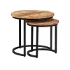Bijzettafel Bemmel Naturel - set 2 stuks