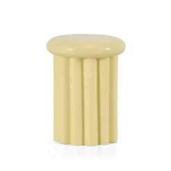 Bijzettafel Mora Geel - Ø 36 cm