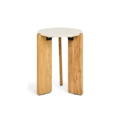 Bijzettafel Olif Naturel - Ø 44 cm