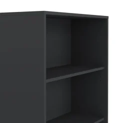 Boekenkast Bram Donkergrijs - 80x124x35 cm