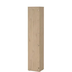 Boekenkast Bram Eiken / Wit - 41x205x35 cm