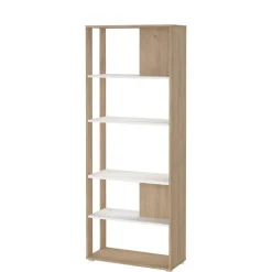 Boekenkast Bram Eiken - 80x205x35 cm