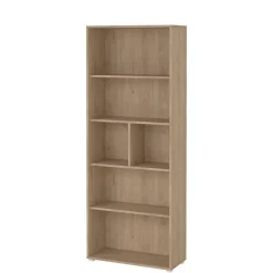 Boekenkast Bram Eiken - 80x205x35 cm