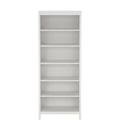 Boekenkast Dallas Wit - 78x199x33 cm