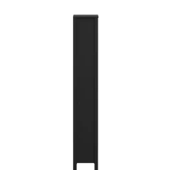 Boekenkast Dallas Zwart - 78x199x33 cm