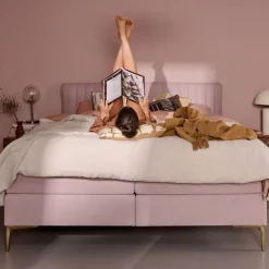 Boxspring Cinderella Roze - 180x210 cm