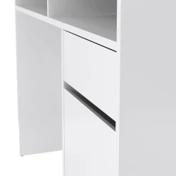 Bureau Boston Hoogglans Wit - 111x78x49 cm