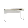 Bureau Boston Wit / Eiken - 130x77x49 cm