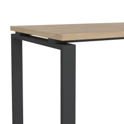 Bureau Bram Eiken / Donkergrijs - 120x76x60 cm