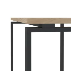 Bureau Bram Eiken / Donkergrijs - 120x76x60 cm