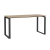 Bureau Bram Eiken / Donkergrijs - 150x76x60 cm