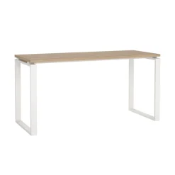 Bureau Bram Eiken / Wit - 150x76x60 cm