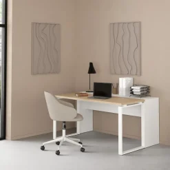 Bureau Bram Uitbreiding Wit - 150x76x40 cm