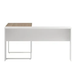 Bureau Bram Wit / Eiken - 150x76x60 / 150x76x40 cm