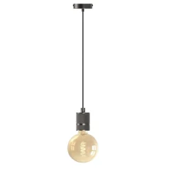 Calex Hanglamp Retro Gun Metal - E27 - Ø 10 cm