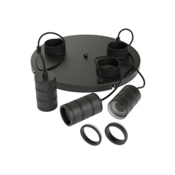 Calex Hanglamp Retro Zwart - 3 x E27 - Ø 40 cm