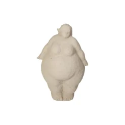 Deco Beeld Feline Beige - 26 cm hoog