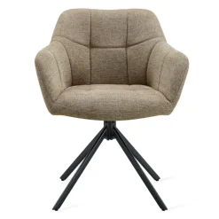 Draaibare Eetkamerstoel Ana Taupe