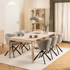 Draaibare Eetkamerstoel Jaki Beige