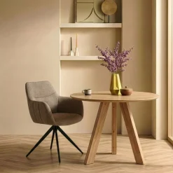 Draaibare Eetkamerstoel Tibor Beige