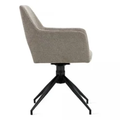 Draaibare Eetkamerstoel Tiernan Taupe