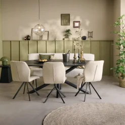 Eetkamerbank Bjorna Beige - 190 cm
