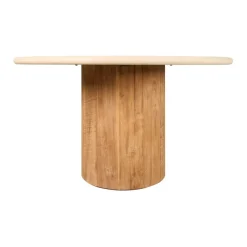 Eettafel Doble Naturel - Ø 130 cm