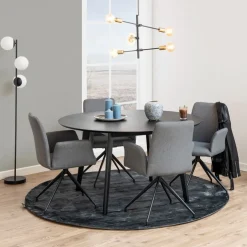 Eettafel Guss Zwart - Ø 140 cm