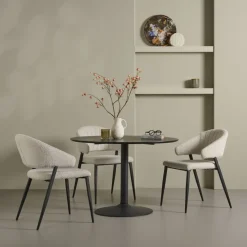 Eettafel Heeze Zwart - Ø 110 cm