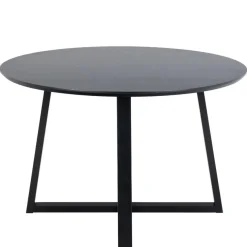 Eettafel Jonna Zwart - Ø 120 cm