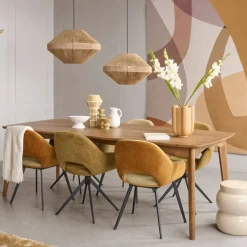 Eettafel Lerma Bruin - 220x105 cm