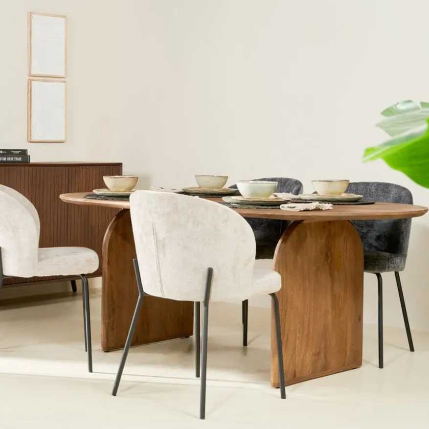 Eettafel Verla Bruin - 220x100 cm