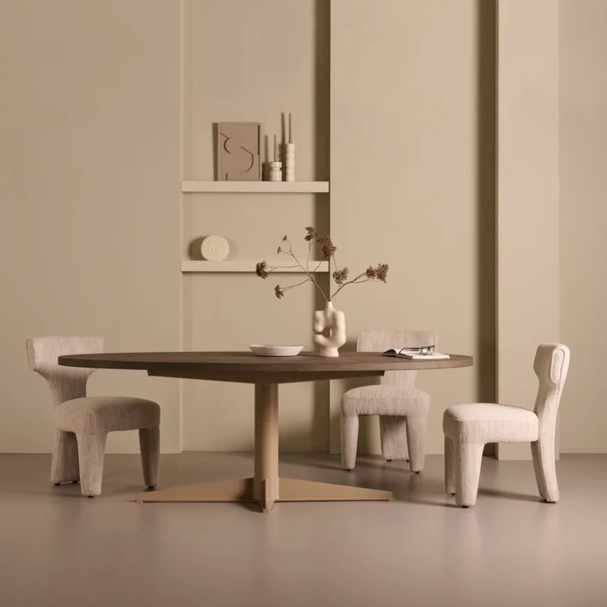 Eettafel Viborg Bruin - 220x110 cm