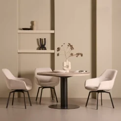 Eettafel Viborg Naturel - Ø 120 cm