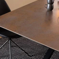 Eettafel Vikten Bruin - 200x100 cm