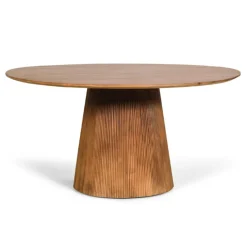 Eettafel Viktor Lichtbruin - Ø 150 cm