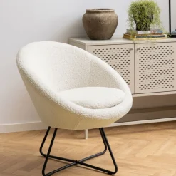 Fauteuil Dale Crème