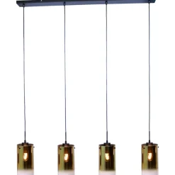 Hanglamp Yvet Goud - 4 x E27 - 120 cm breed