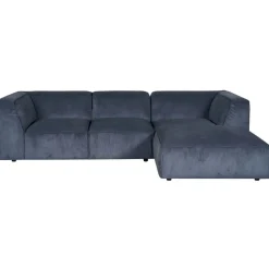Hoekbank Dundee Rechts Blauw