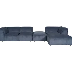 Hoekbank Dundee Rechts Blauw