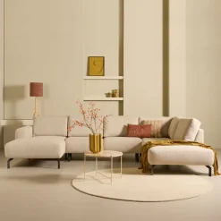 Hoekbank Vibe Divan Rechts Beige