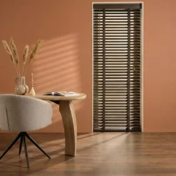 Houten Jaloezie Bruin - 60x210 cm