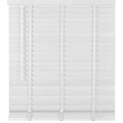 Houten Jaloezie Wit - 140x180 cm
