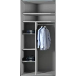 Kastindeling 100 cm Bakel Grijs