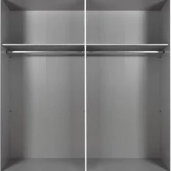 Kledingkast Aalst Taupe - 225x210x65 cm