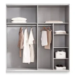 Kledingkast Aalst Taupe - 225x210x65 cm