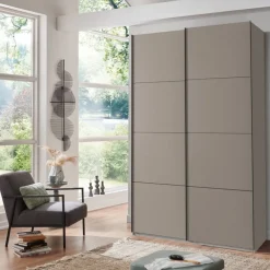 Kledingkast Aalst Taupe - 135x210x65 cm